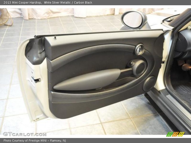 White Silver Metallic / Carbon Black 2013 Mini Cooper Hardtop