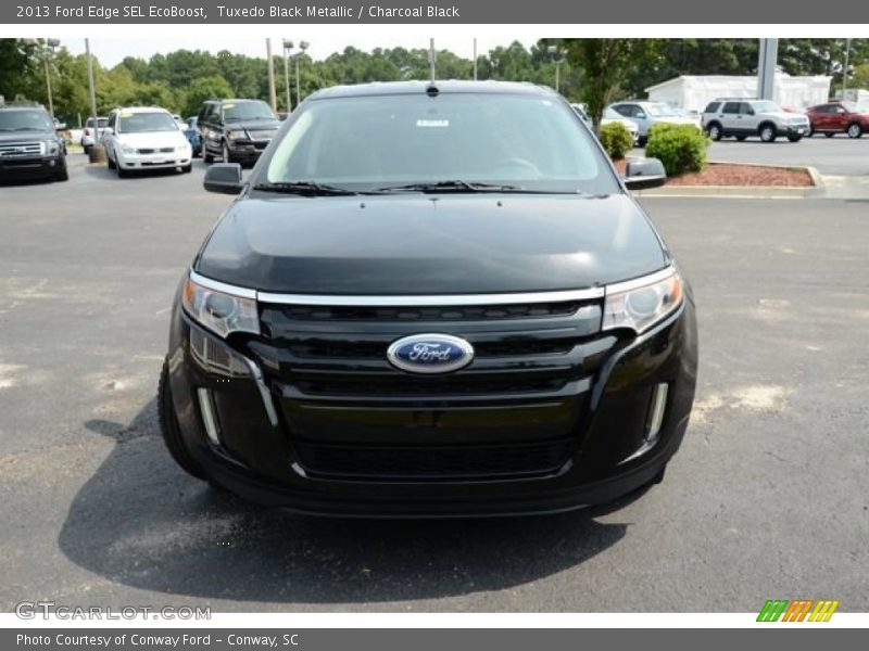 Tuxedo Black Metallic / Charcoal Black 2013 Ford Edge SEL EcoBoost