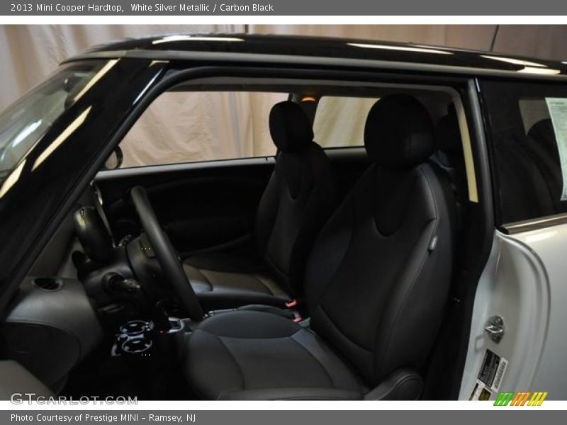 White Silver Metallic / Carbon Black 2013 Mini Cooper Hardtop