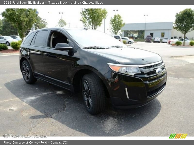 Tuxedo Black Metallic / Charcoal Black 2013 Ford Edge SEL EcoBoost