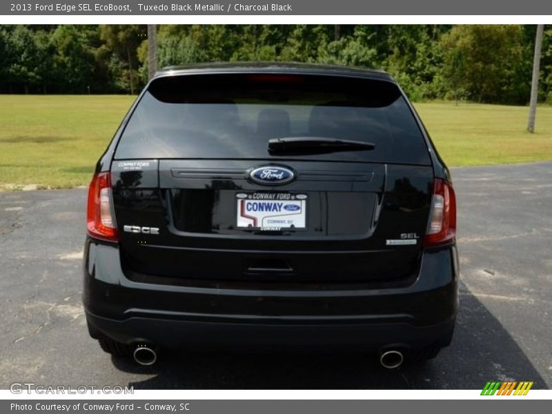 Tuxedo Black Metallic / Charcoal Black 2013 Ford Edge SEL EcoBoost