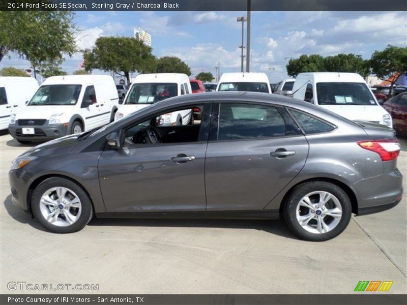 Sterling Gray / Charcoal Black 2014 Ford Focus SE Sedan