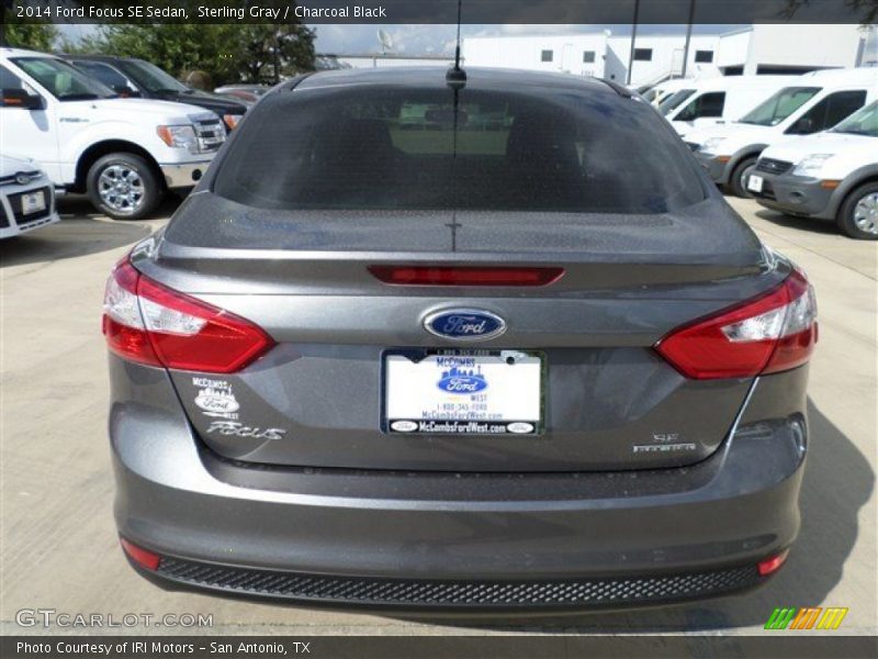 Sterling Gray / Charcoal Black 2014 Ford Focus SE Sedan