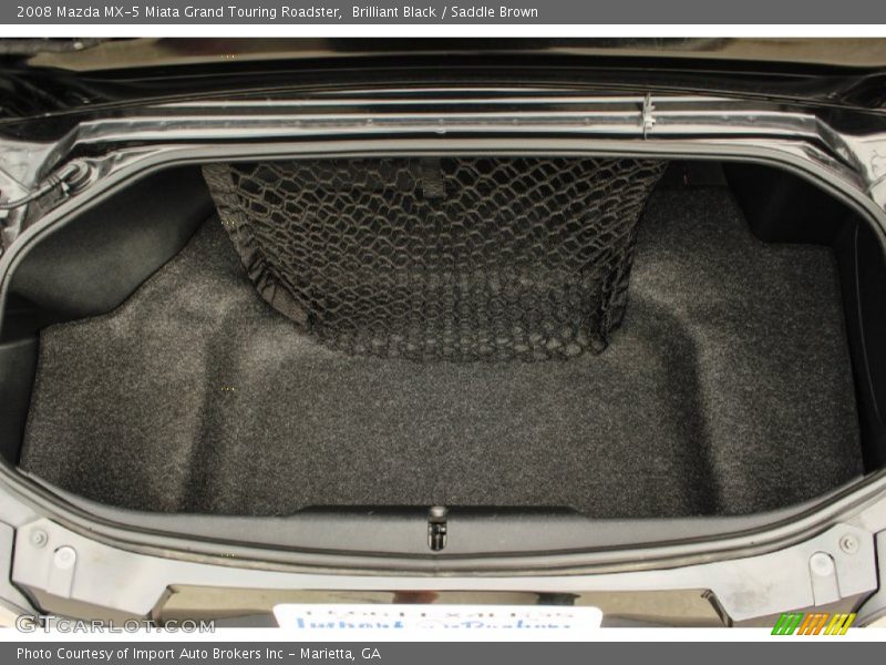 Brilliant Black / Saddle Brown 2008 Mazda MX-5 Miata Grand Touring Roadster