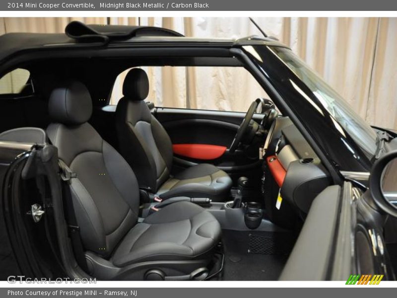  2014 Cooper Convertible Carbon Black Interior