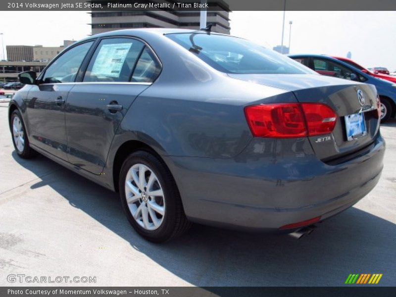 Platinum Gray Metallic / Titan Black 2014 Volkswagen Jetta SE Sedan