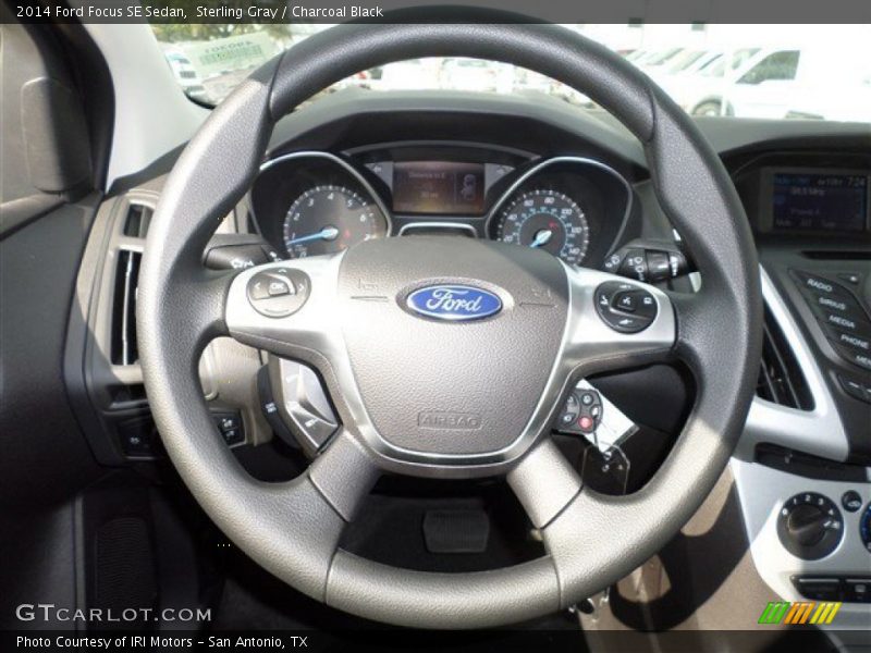 Sterling Gray / Charcoal Black 2014 Ford Focus SE Sedan