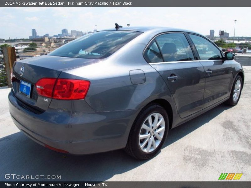Platinum Gray Metallic / Titan Black 2014 Volkswagen Jetta SE Sedan