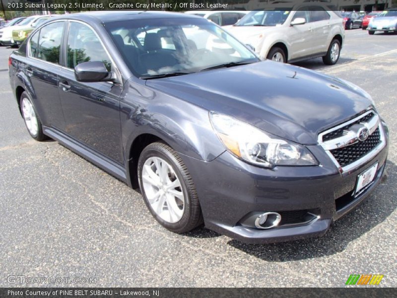 Graphite Gray Metallic / Off Black Leather 2013 Subaru Legacy 2.5i Limited