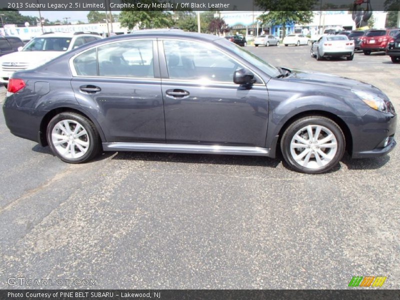 Graphite Gray Metallic / Off Black Leather 2013 Subaru Legacy 2.5i Limited