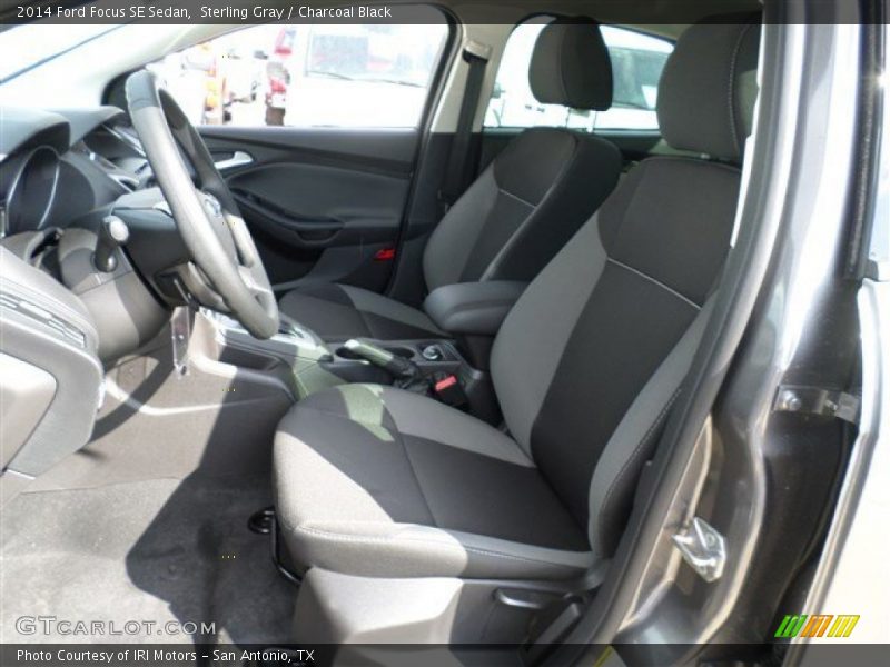 Sterling Gray / Charcoal Black 2014 Ford Focus SE Sedan