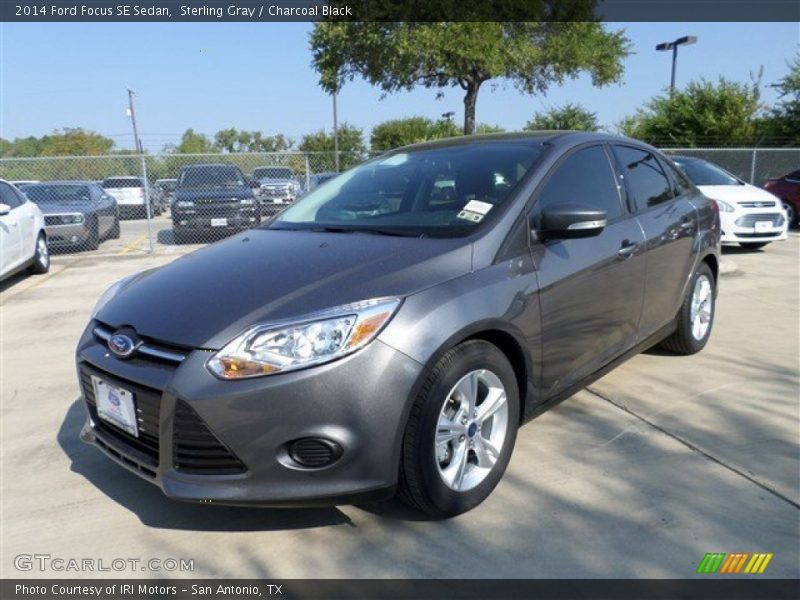 Sterling Gray / Charcoal Black 2014 Ford Focus SE Sedan
