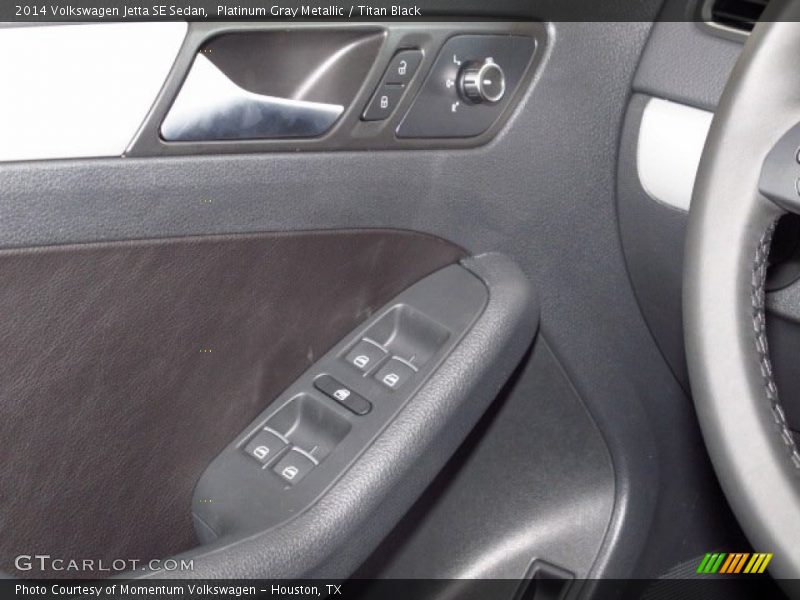 Platinum Gray Metallic / Titan Black 2014 Volkswagen Jetta SE Sedan