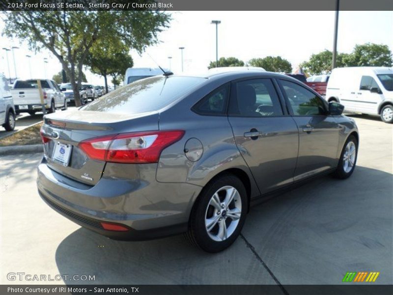 Sterling Gray / Charcoal Black 2014 Ford Focus SE Sedan