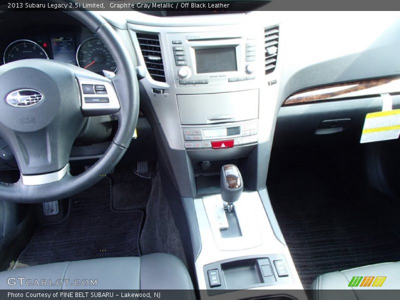 Graphite Gray Metallic / Off Black Leather 2013 Subaru Legacy 2.5i Limited