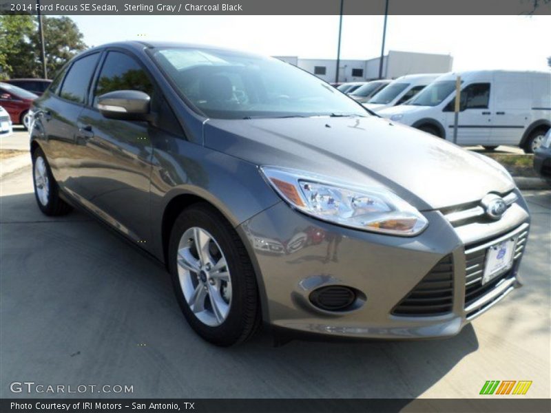 Sterling Gray / Charcoal Black 2014 Ford Focus SE Sedan