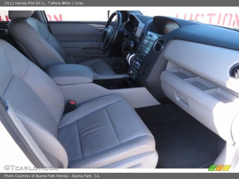 Taffeta White / Gray 2011 Honda Pilot EX-L