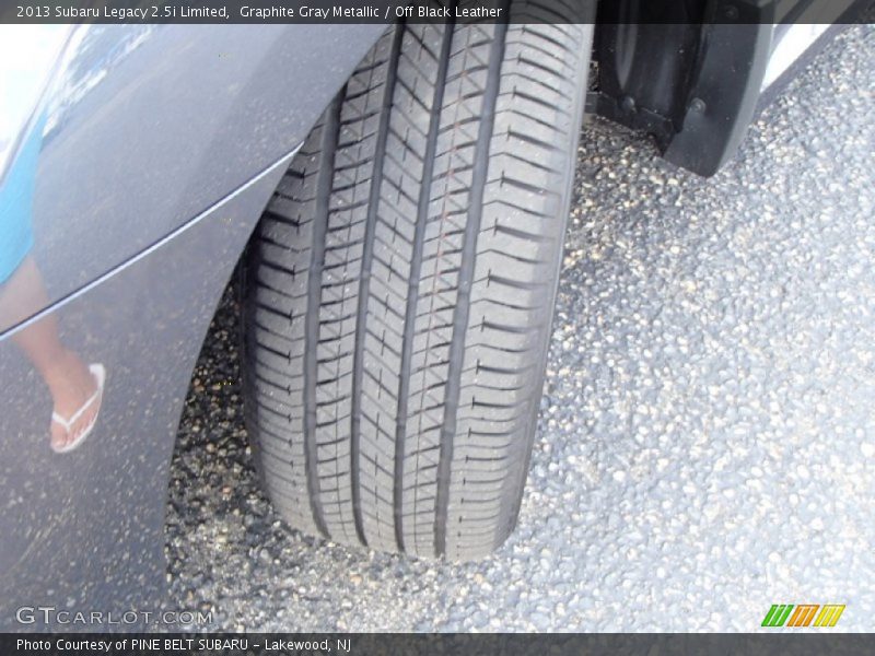 Graphite Gray Metallic / Off Black Leather 2013 Subaru Legacy 2.5i Limited