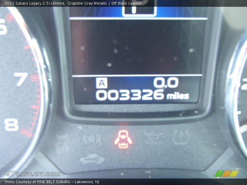 Graphite Gray Metallic / Off Black Leather 2013 Subaru Legacy 2.5i Limited