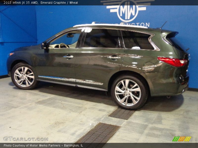 Emerald Graphite / Wheat 2013 Infiniti JX 35 AWD
