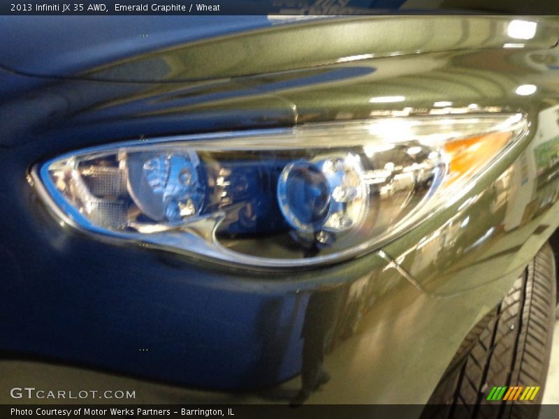 Emerald Graphite / Wheat 2013 Infiniti JX 35 AWD