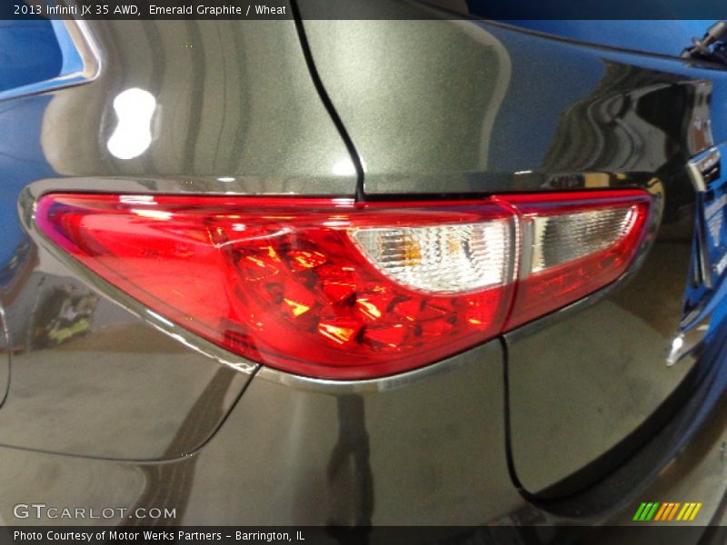 Emerald Graphite / Wheat 2013 Infiniti JX 35 AWD