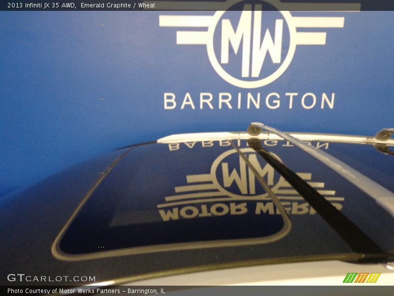 Emerald Graphite / Wheat 2013 Infiniti JX 35 AWD