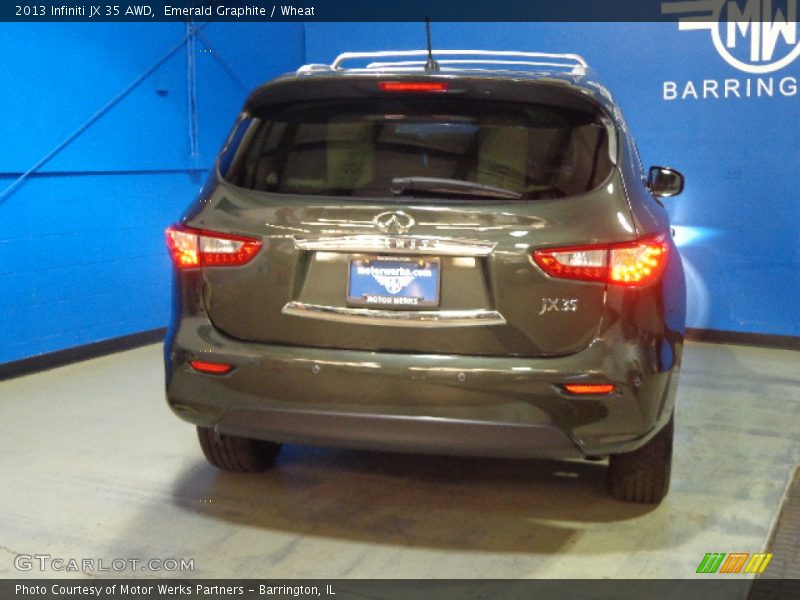 Emerald Graphite / Wheat 2013 Infiniti JX 35 AWD
