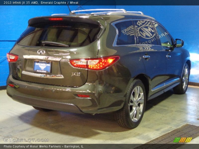 Emerald Graphite / Wheat 2013 Infiniti JX 35 AWD