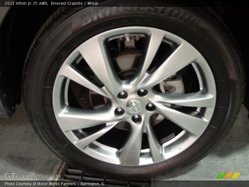 Emerald Graphite / Wheat 2013 Infiniti JX 35 AWD