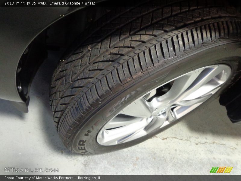 Emerald Graphite / Wheat 2013 Infiniti JX 35 AWD