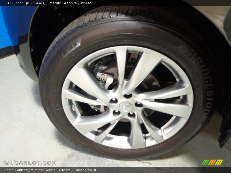 Emerald Graphite / Wheat 2013 Infiniti JX 35 AWD