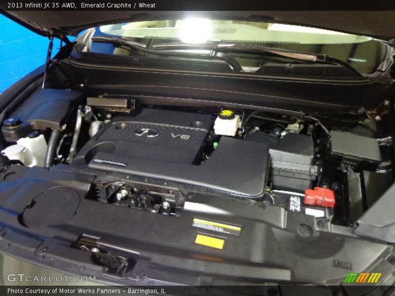 Emerald Graphite / Wheat 2013 Infiniti JX 35 AWD