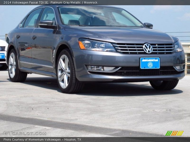 Platinum Gray Metallic / Moonrock 2014 Volkswagen Passat TDI SE