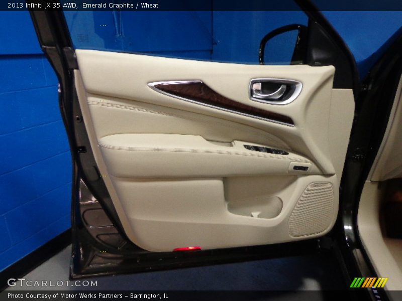 Emerald Graphite / Wheat 2013 Infiniti JX 35 AWD