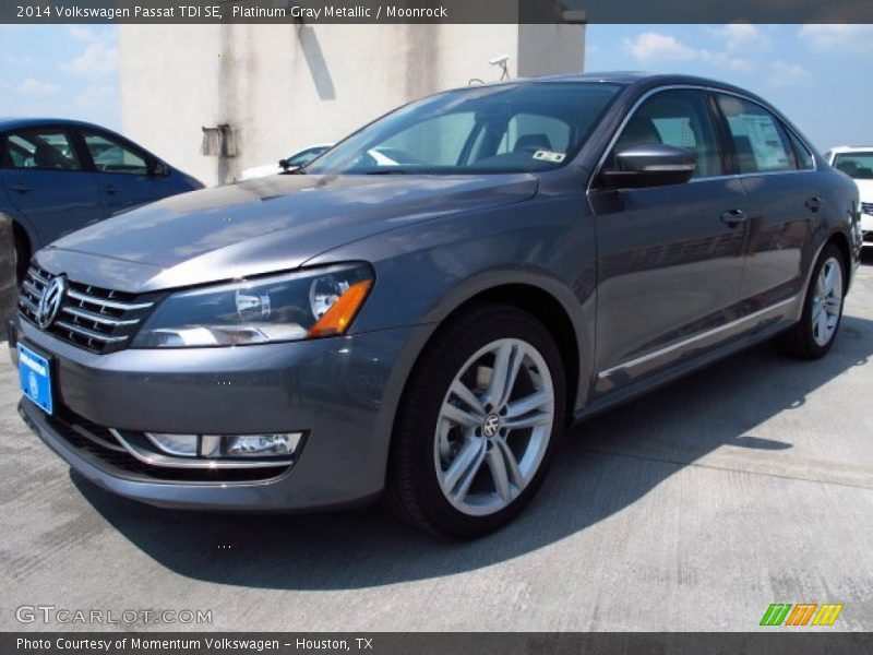 Platinum Gray Metallic / Moonrock 2014 Volkswagen Passat TDI SE