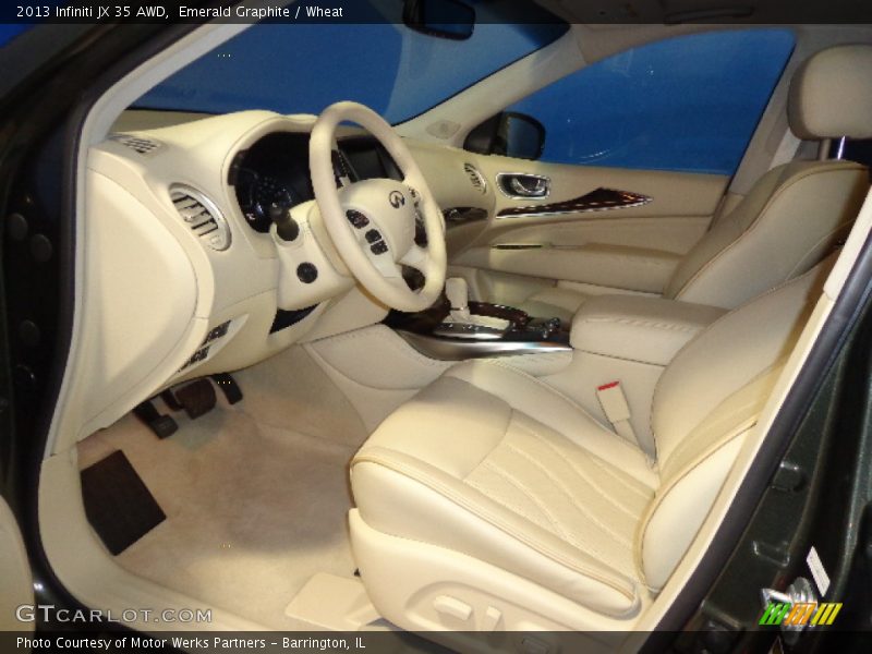 Emerald Graphite / Wheat 2013 Infiniti JX 35 AWD