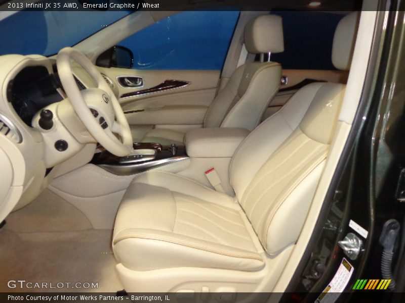Emerald Graphite / Wheat 2013 Infiniti JX 35 AWD