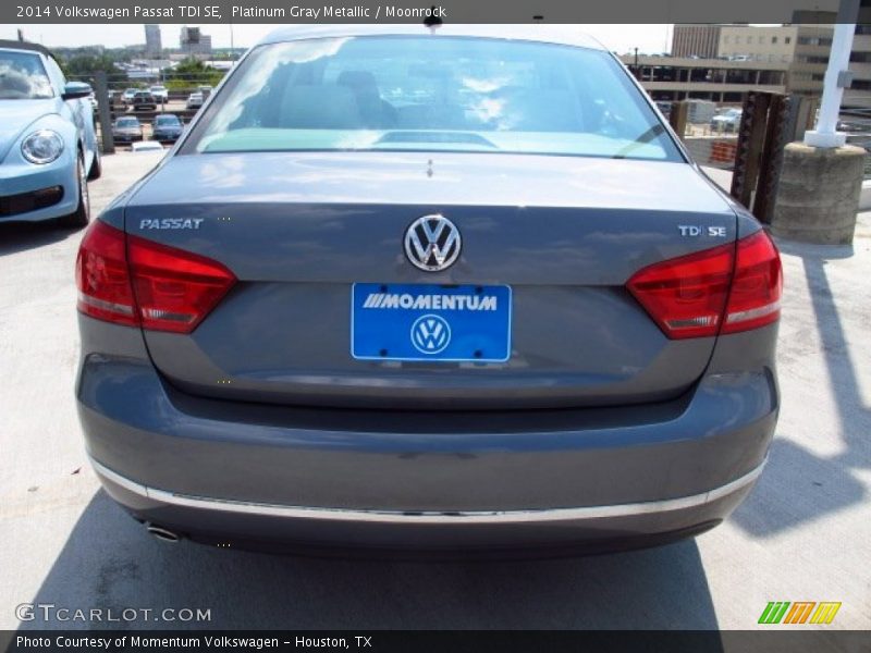 Platinum Gray Metallic / Moonrock 2014 Volkswagen Passat TDI SE