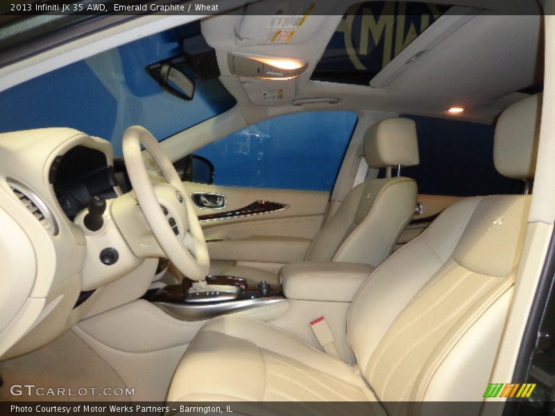 Emerald Graphite / Wheat 2013 Infiniti JX 35 AWD