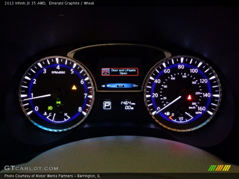 Emerald Graphite / Wheat 2013 Infiniti JX 35 AWD