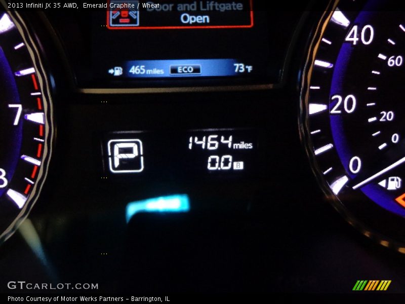 Emerald Graphite / Wheat 2013 Infiniti JX 35 AWD