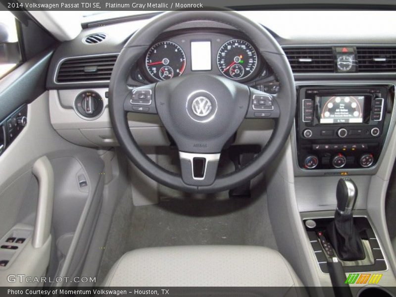 Platinum Gray Metallic / Moonrock 2014 Volkswagen Passat TDI SE