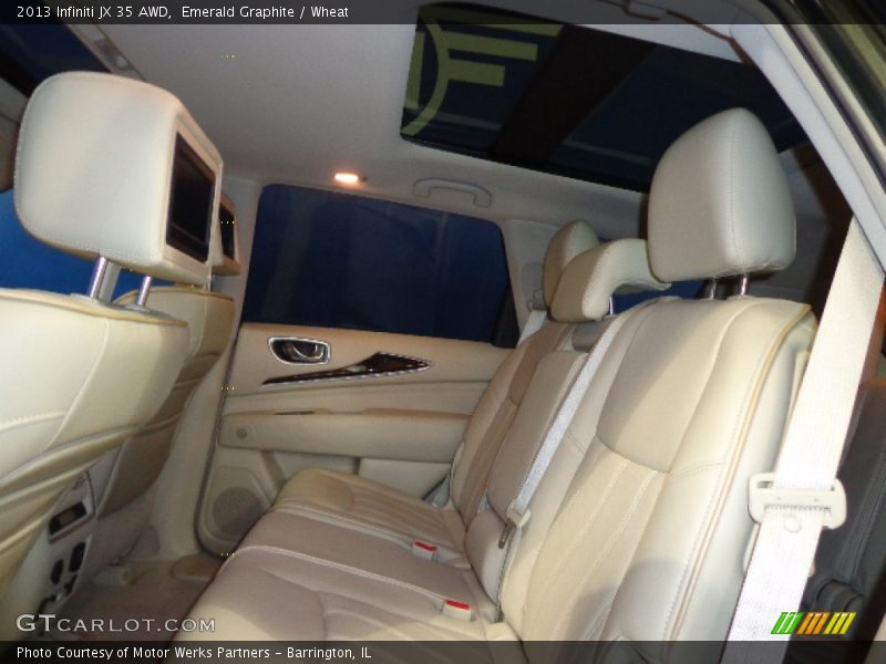 Emerald Graphite / Wheat 2013 Infiniti JX 35 AWD
