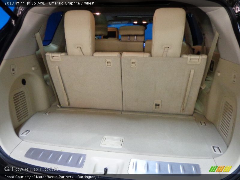 Emerald Graphite / Wheat 2013 Infiniti JX 35 AWD