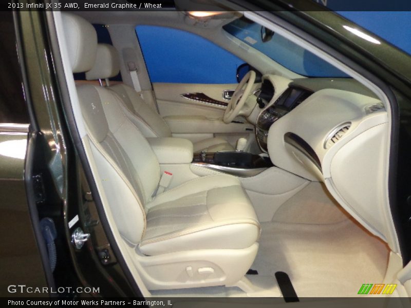 Emerald Graphite / Wheat 2013 Infiniti JX 35 AWD