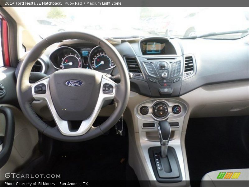 Ruby Red / Medium Light Stone 2014 Ford Fiesta SE Hatchback