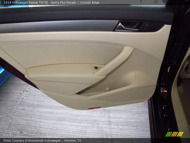 Opera Red Metallic / Cornsilk Beige 2014 Volkswagen Passat TDI SE