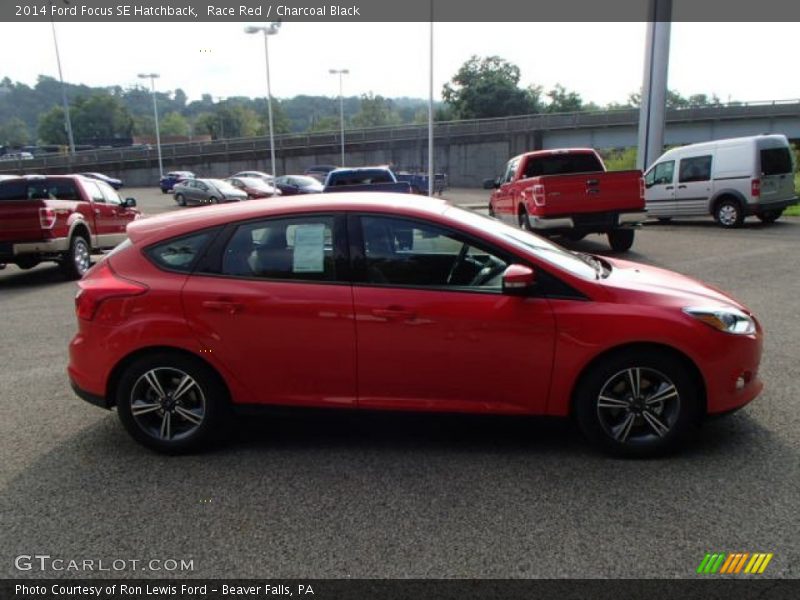 Race Red / Charcoal Black 2014 Ford Focus SE Hatchback
