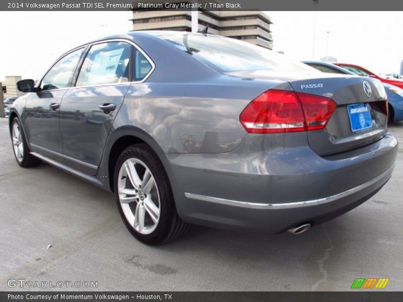 Platinum Gray Metallic / Titan Black 2014 Volkswagen Passat TDI SEL Premium